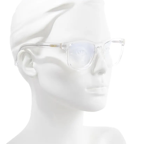 QUAY Hardwire Blue Light Glasses Clear Frame Bluelight Blocking Lens Unisex NWT - Picture 4 of 10